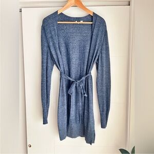 GAP Women's Blue Tie-Front Cardigan